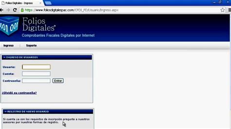 folios digitales sistema online 3.3.